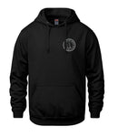 Hoodie with Vintage logo - Black