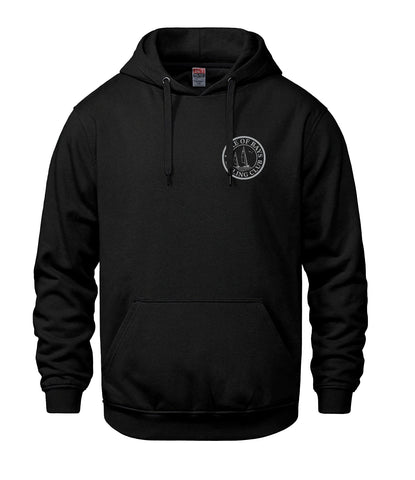 Hoodie with Vintage logo - Black