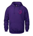 Hoodie with Vintage logo - Purple