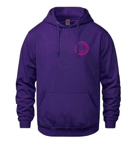 Hoodie with Vintage logo - Purple