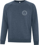 Vintage Heather Crew - Navy
